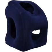 Inflatable Travel Neck Pillow with Chin Support by Habicare