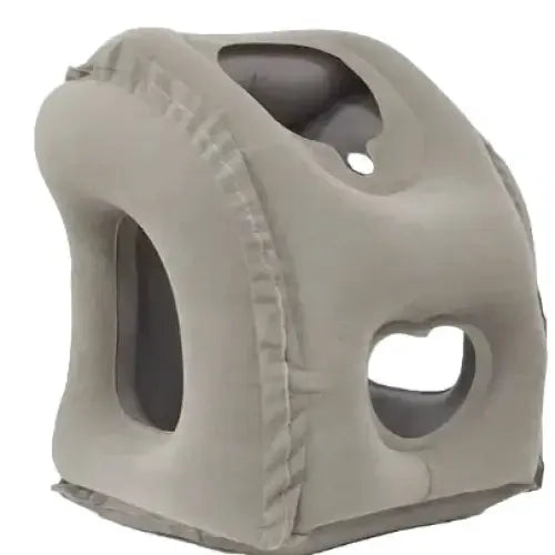 Inflatable Travel Neck Pillow with Chin Support by Habicare