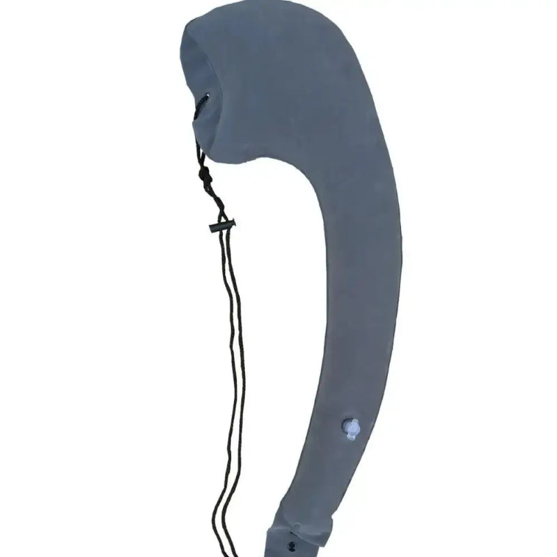 Inflatable Travel Side-Sleeping Neck Pillow (Grey & Blue) by Habicare