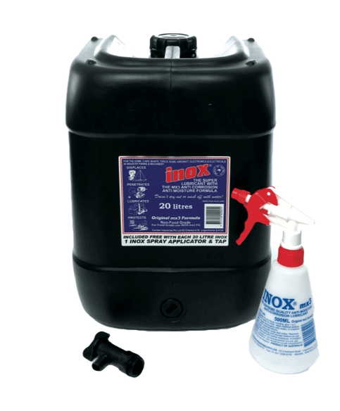 Inox Lubricant Inox MX3 Lubricant with Tap & Applicator Bottle 20L