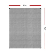 Instahut Tarp Tarpaulin 7.3x9m Canvas Camping Heavy Duty Sun Cover by SportZone.co.nz