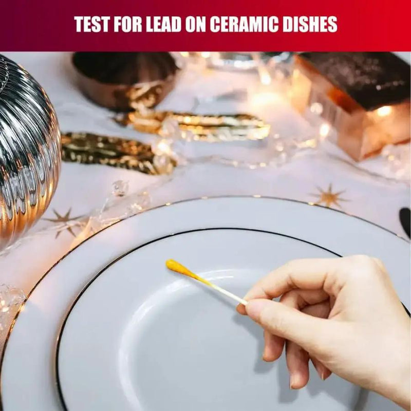 Lead Test Kit - Test House Paint, Metal, Ceramics - 30 Cotton Swabs by 9eight5