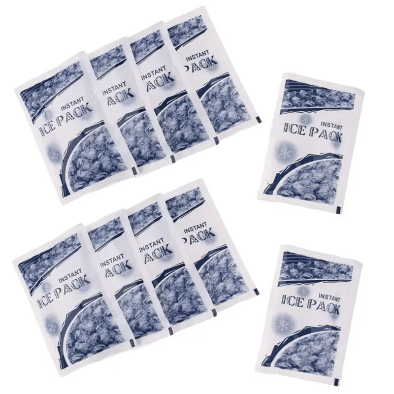 g8buynz 10 packs Instant Ice Cold Pack Disposable Cold Therapy Ice Packs for Pain Relief 10 packs Instant Ice Cold Pack Disposable Cold Therapy Ice Packs for Pain Relief