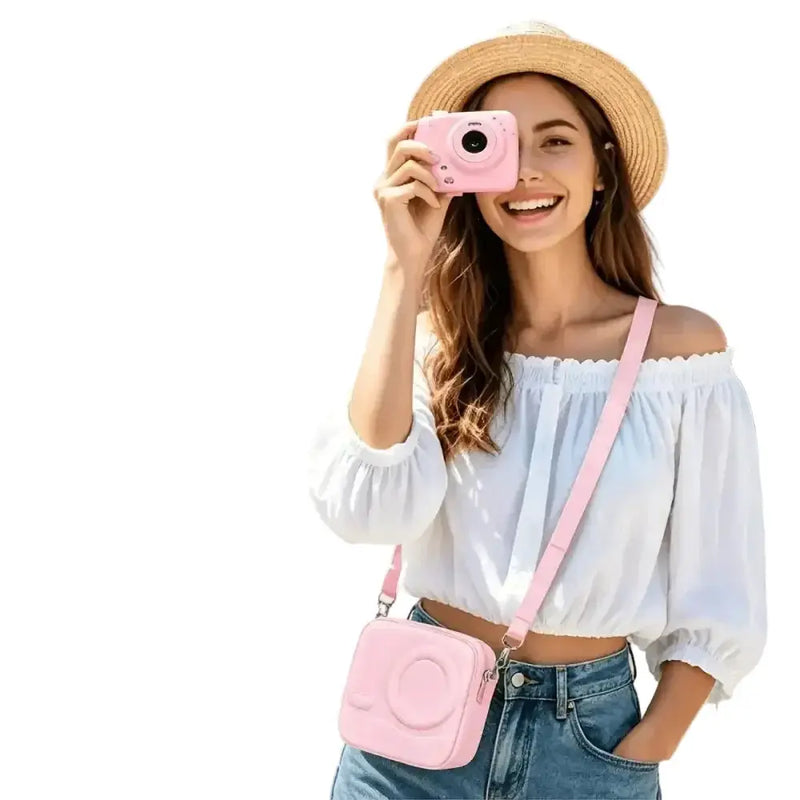 Habicare Instax Mini 12/11/9/8 EVA Hard Protective Camera Case with Shoulder Strap Instax Mini 12/11/9/8 EVA Hard Protective Camera Case with Shoulder Strap