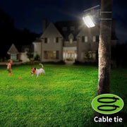 6000mAh Solar Flood Light with Dual Motion Sensors by Habicare