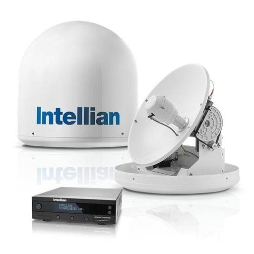Intellian i2 Marine Satellite 13inch TV Antenna, compact design, marine use, premium TV experience for boats.