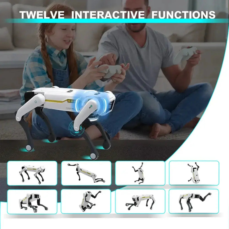 AI RC Robot Dog with Voice Control, App Programming & Dancing Functions by Habicare
