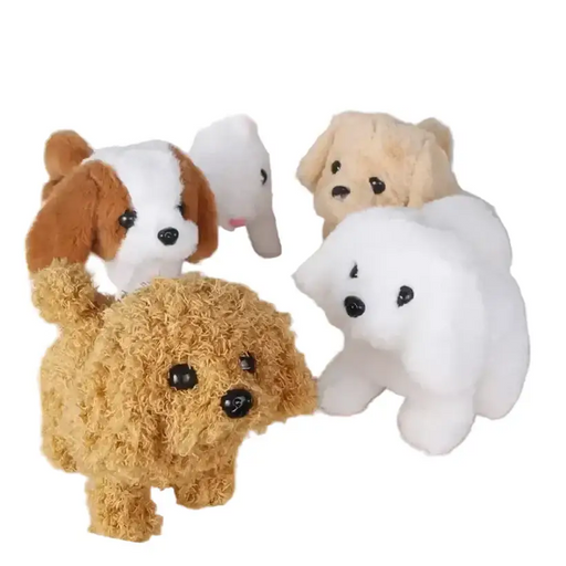 Interactive Electric Plush Corgi Dog Toy with Wagging Tail & Walking Action by Habicare