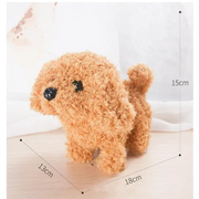 Interactive Electric Plush Corgi Dog Toy with Wagging Tail & Walking Action by Habicare
