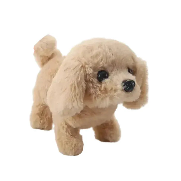 Interactive Electric Plush Corgi Dog Toy with Wagging Tail & Walking Action by Habicare