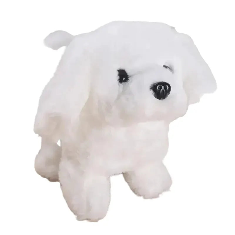 Interactive Electric Plush Corgi Dog Toy with Wagging Tail & Walking Action by Habicare