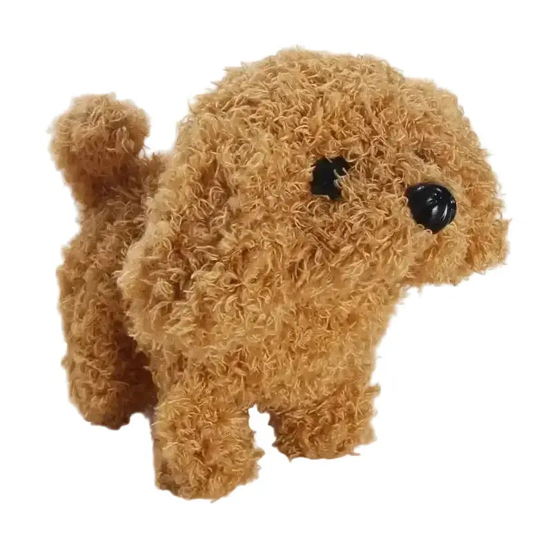 Interactive Electric Plush Corgi Dog Toy with Wagging Tail & Walking Action by Habicare