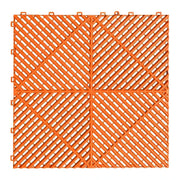 Interlocking Plastic Garage Flooring Tiles (Pack of 25 Tiles) by Habicare