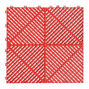 Interlocking Plastic Garage Flooring Tiles (Pack of 25 Tiles) by Habicare