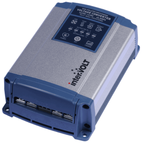 35 AMP Intervolt SVC241235 Voltage Converter with robust design for 24VDC-12VDC applications.