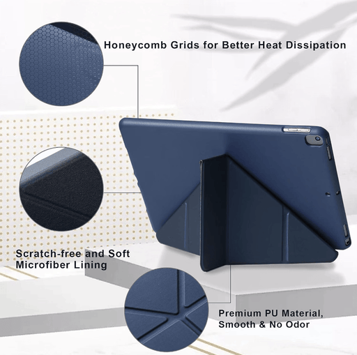 techplus iPad Pro 11-inch 2nd Gen (2020) Ultra Slim Smart Case – Lightweight Multi-Fold Cover iPad Pro 11-inch 2nd Gen (2020) Ultra Slim Smart Case – Lightweight Multi-Fold Cover