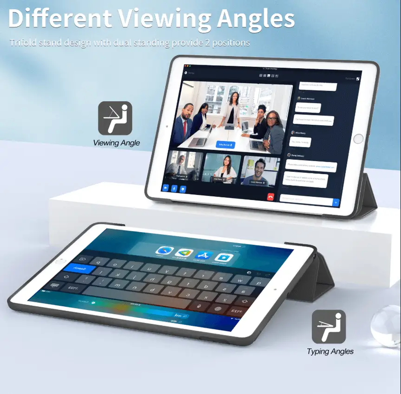 iPad 5th Gen 9.7" Ultra Slim Smart Case – Trifold Protective Cover by techplus