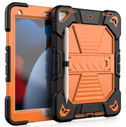 Rugged iPad 10.2 Case (7th/8th/9th Gen) – Shockproof Cover, Stand & Pencil Holder by techplus