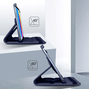 techplus iPad Air 4th Gen 10.9 Rotating Case Blue 360 Degree Stand Cover iPad Air 4th Gen 10.9 Blue Rotating Case Stand