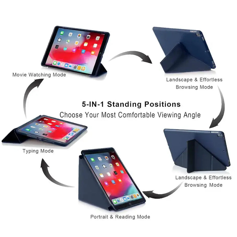 techplus iPad 10th Gen 10.9-inch (2022) Ultra Slim Smart Case – Lightweight Multi-Fold Cover iPad 10th Gen 10.9-inch (2022) Ultra Slim Smart Case – Lightweight Multi-Fold Cover