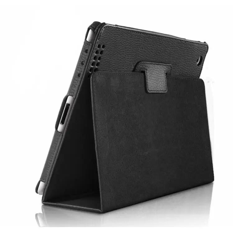 Full-Body Cover for iPad 2, iPad 3, iPad 4 - 9.7” (Black Synthetic) by 9eight5