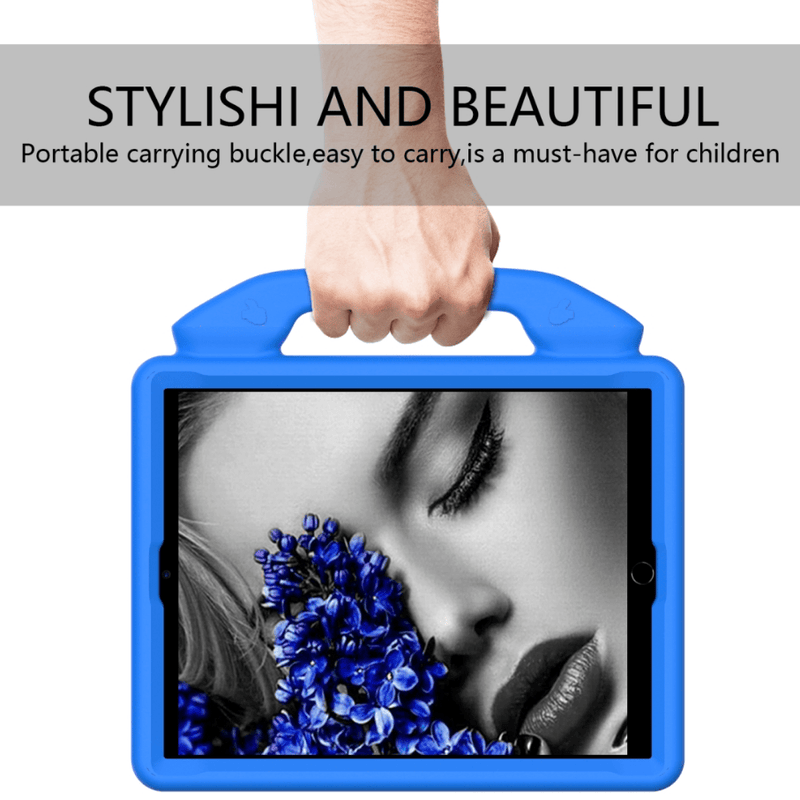techplus EVA Protective Case for iPad 2/3/4 9.7 Inch With Handle Kickstand Blue EVA Protective Case for iPad 2 3 4 9.7 Inch Blue
