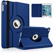 techplus iPad Air 3 10.5 Inch Rotating Case With Stand Blue iPad Air 3 10.5 Inch Rotating Case Blue With Stand