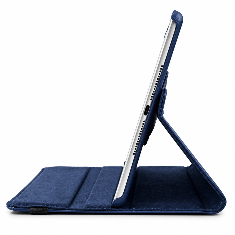 techplus iPad 6th Gen 9.7 Inch Rotating Case 360 Degree Protective Stand Blue iPad 6th Gen 9.7 Rotating Case Blue 360 Degree Stand