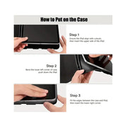 techplus iPad Air 4 / Air 5 Trifold Case – Slim Smart Cover for 10.9 Inch Trifold Case for iPad Air 4 and Air 5 10 9 Inch Slim