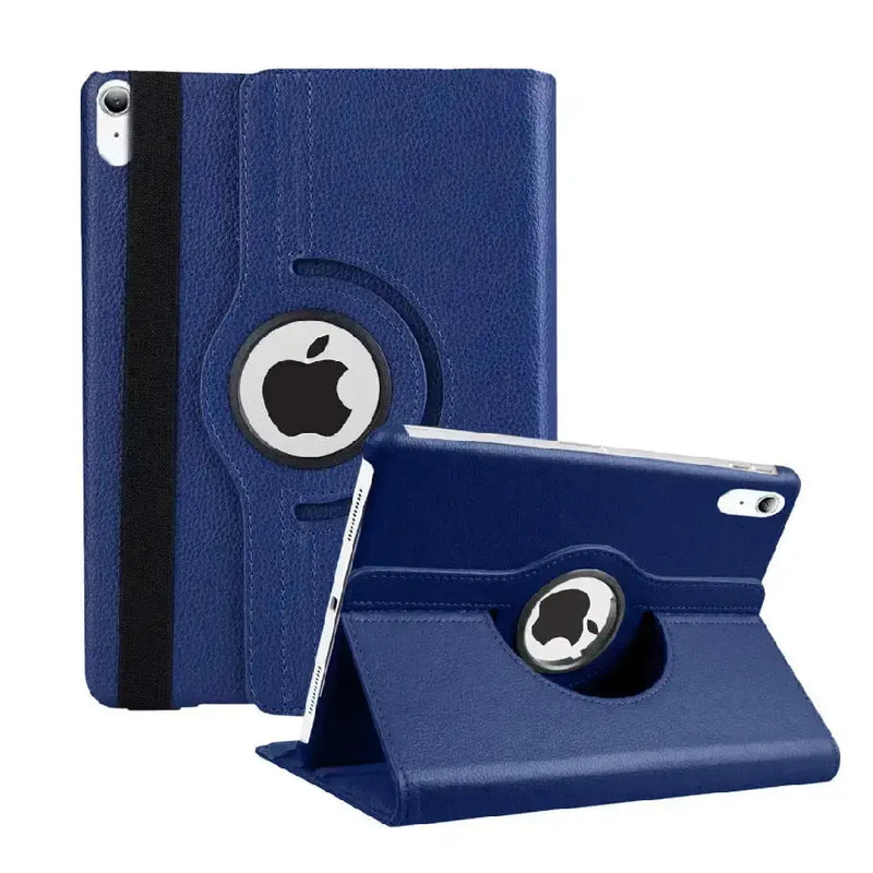 techplus iPad Air 4th Gen 10.9-inch (2020) Rotating Case – 360° Slim Protective Cover with Stand (Blue) iPad Air 4th Gen 10.9 Blue Rotating Case Stand