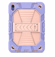 iPad Air 5th Generation (10.9 Inch) Rugged Shockproof Case with Kickstand (Pink) by techplus
