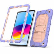 Apple iPad Air 11-Inch M2 Rugged Shockproof Case with Kickstand (Pink) by techplus