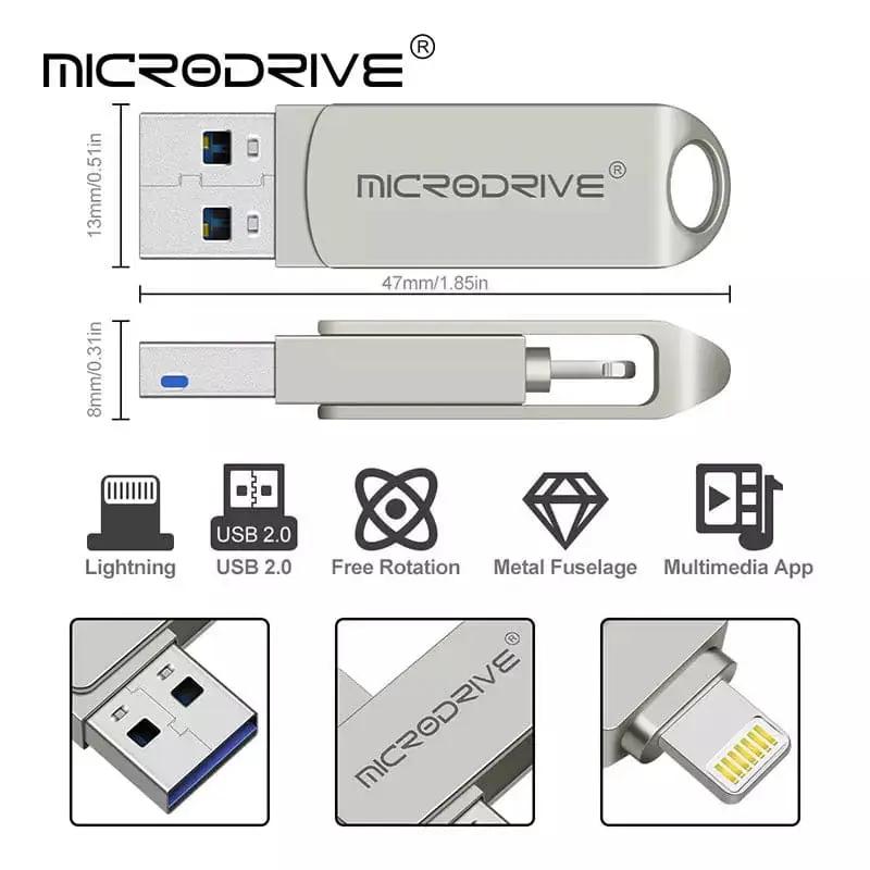 Flash Drive for iPad / iPhone - 64GB by 9eight5
