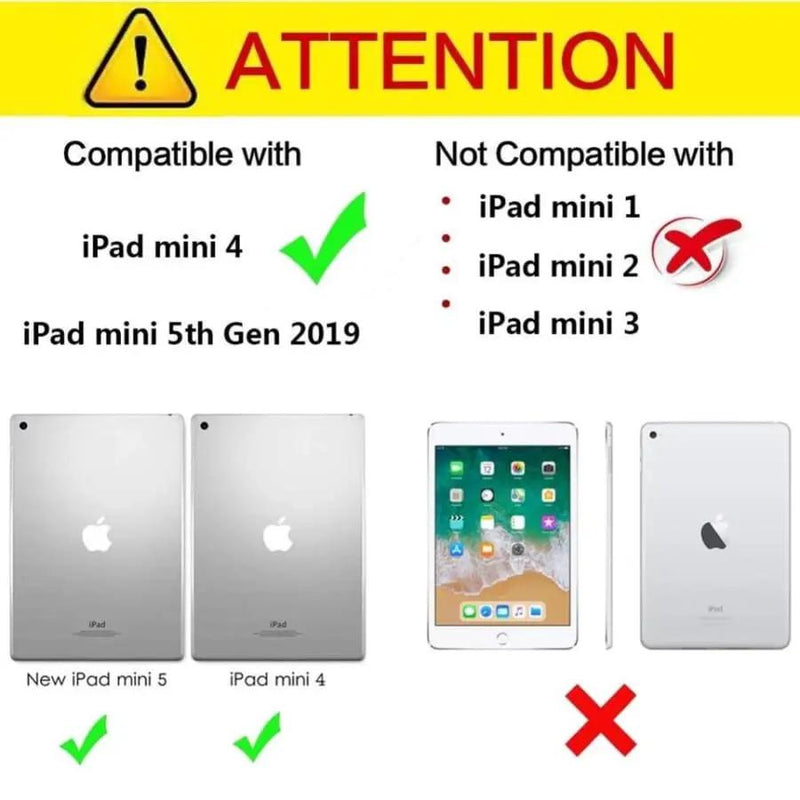 Silicone Cover for iPad mini (4 & 5th gen) (Black) by 9eight5