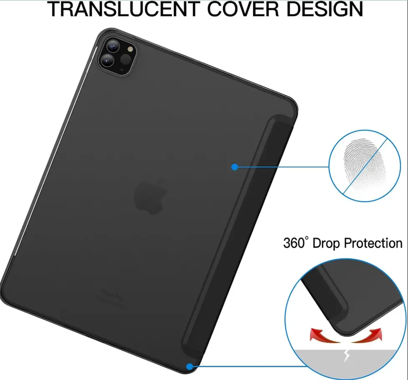 iPad Pro 11-inch 2nd Gen (2020), 3rd Gen (2021), and 4th Gen (2022) Smart Case – Ultra Slim Protective Cover (Copy) by techplus