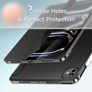 techplus Ultra Thin PU Leather Magnetic Case For iPad Pro 11 2018-2022 With Pencil Holder Ultra Thin PU Leather Magnetic Case For iPad Pro 11