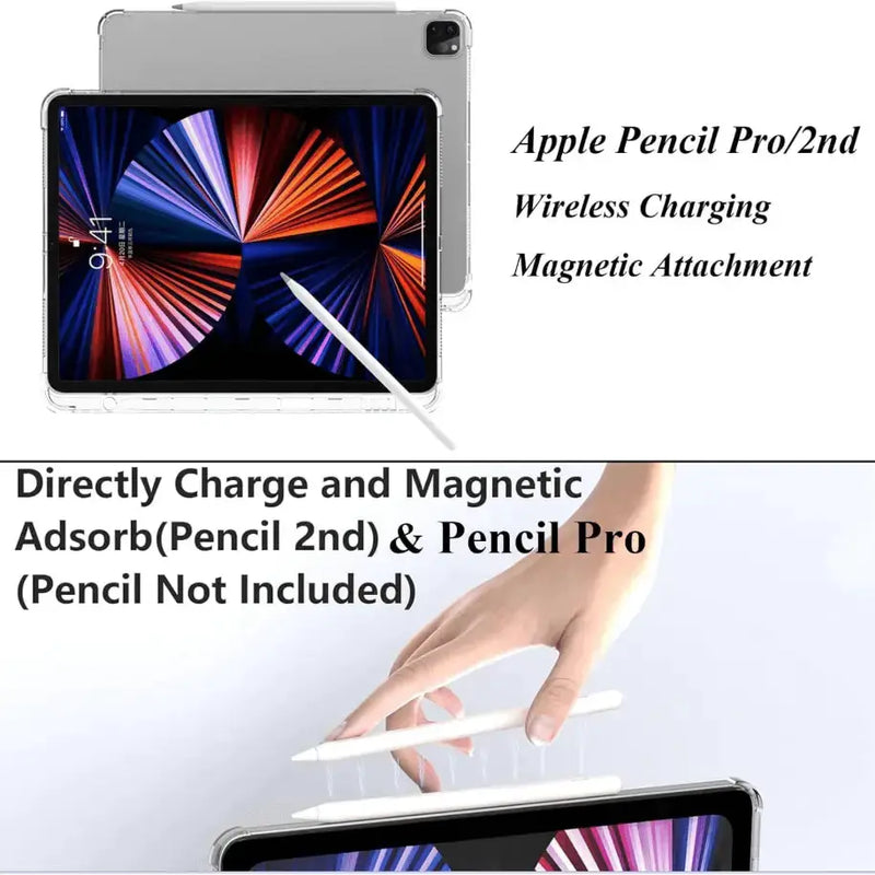 techplus iPad Pro 11 Clear Shockproof Soft Case – 2nd/3rd/4th Gen (2020–2022) iPad Pro 11 Clear Shockproof Soft Case – 2nd/3rd/4th Gen (2020–2022...