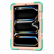 techplus Phone/Tablet Accessories iPad Pro 11-Inch (M4) 2024 7th Gen Rugged Shockproof Case with Kickstand (Rainbow) iPad Pro 11-Inch (M4) 2024 7th Gen Rugged | Action Outdoors NZ