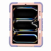 techplus Phone/Tablet Accessories iPad Pro 11-Inch (M4) 2024 7th Gen Rugged Shockproof Case with Kickstand (Pink) iPad Pro 11-Inch (M4) 2024 7th Gen Rugged | Action Outdoors NZ