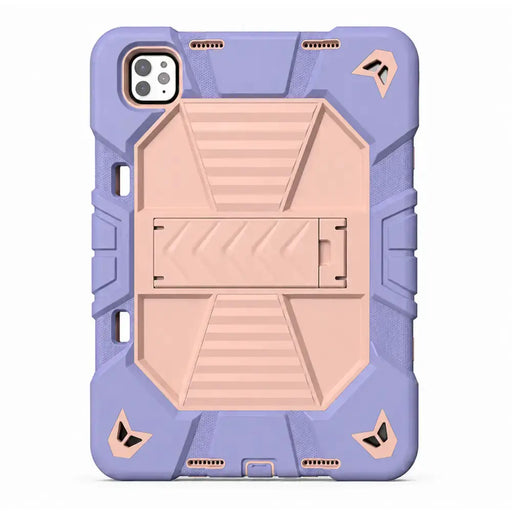 techplus Phone/Tablet Accessories iPad Pro 11-Inch (M4) 2024 7th Gen Rugged Shockproof Case with Kickstand (Pink) iPad Pro 11-Inch (M4) 2024 7th Gen Rugged | Action Outdoors NZ