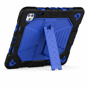 iPad Pro 11-Inch (M5) 2025 Rugged Shockproof Case with Kickstand (Blue) by techplus