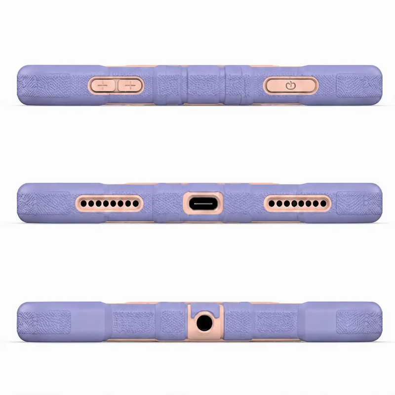 iPad Pro 11-Inch (M5) 2025 Rugged Shockproof Case with Kickstand (Pink) by techplus