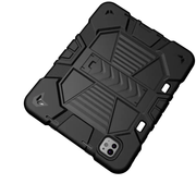 iPad Pro 11-Inch (M5) 2025 Rugged Shockproof Case with Kickstand (Black) by techplus