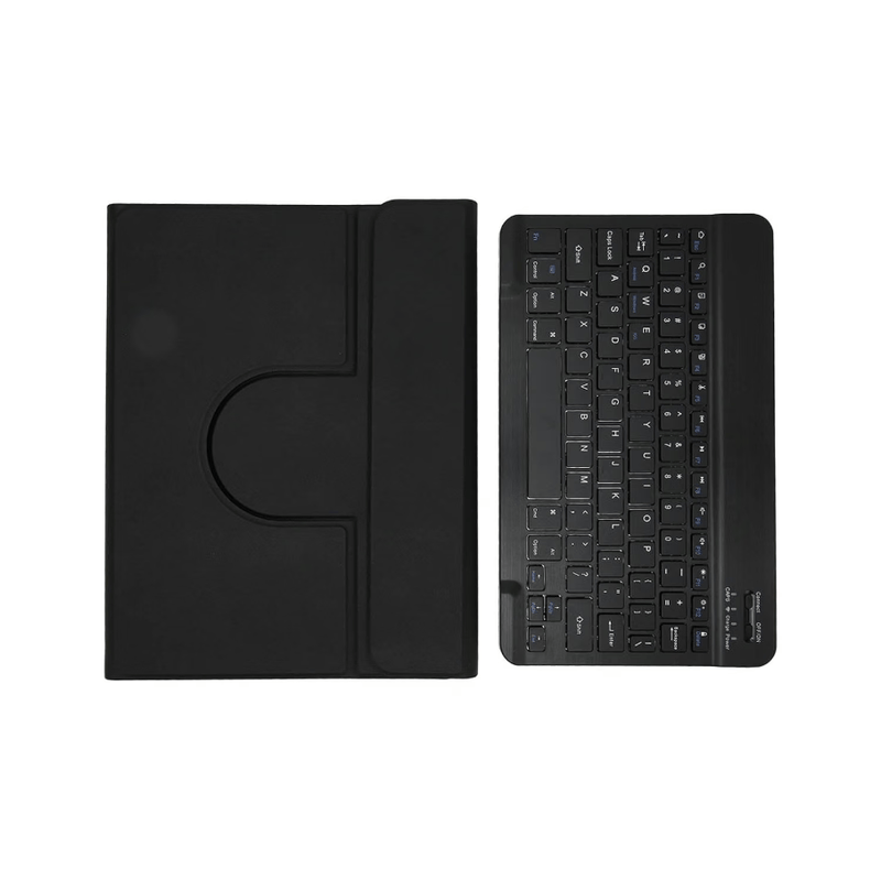 techplus 360 Degree Rotating Keyboard Case For Samsung Galaxy Tab S10 FE 360 Degree Rotating Keyboard Case For Galaxy Tab S10 FE