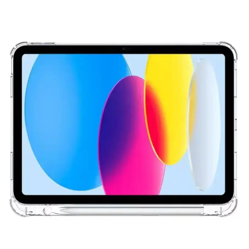techplus iPad Pro 12.9 (2018) Clear Case with Pencil Holder – Slim Transparent Back Cover iPad Pro 12.9 2018 Clear Case With Pencil Holder