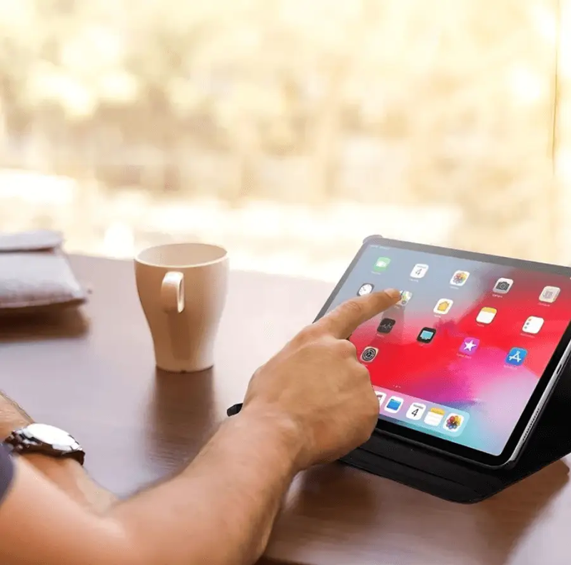 iPad Pro 13" 2024 360° Rotating Smart Case – Flip Stand Protective Cover by techplus