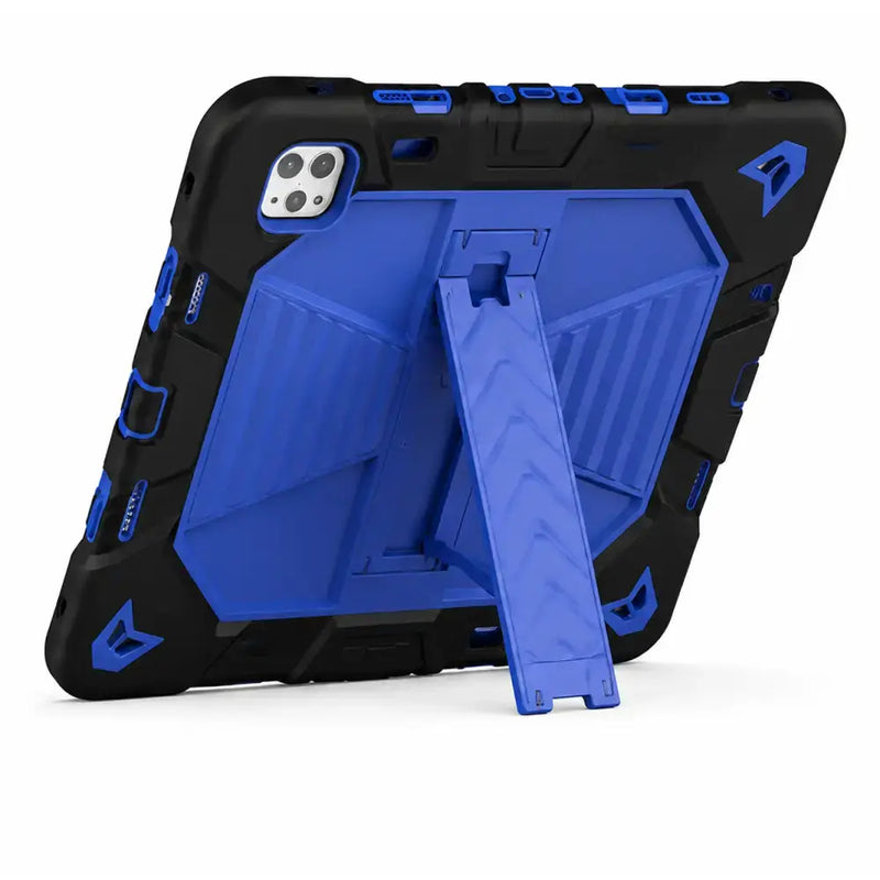 techplus Phone/Tablet Accessories iPad Pro 13-Inch (M4) 2024 Rugged Shockproof Case with Kickstand (Blue) iPad Pro 13-Inch (M4) 2024 Rugged Shockproof | Action Outdoors NZ