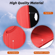 techplus iPad 5th Gen 9.7-inch (2017) Rotating Case – 360° Slim Protective Cover with Stand (Red) iPad 5th Gen 9.7-inch (2017) Rotating Case – 360° Slim Protective Cover with Stand (Red)