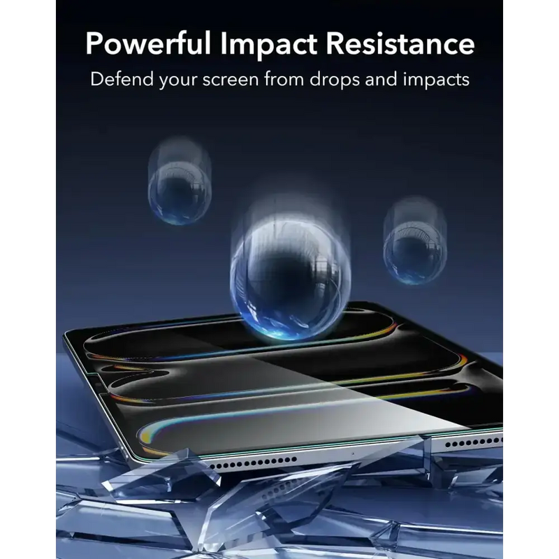 Screen Protectors - Tempered Glass for iPad (Pack of 2) (All iPad Models) by Habicare
