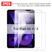 Screen Protectors - Tempered Glass for iPad (Pack of 2) (All iPad Models) by Habicare